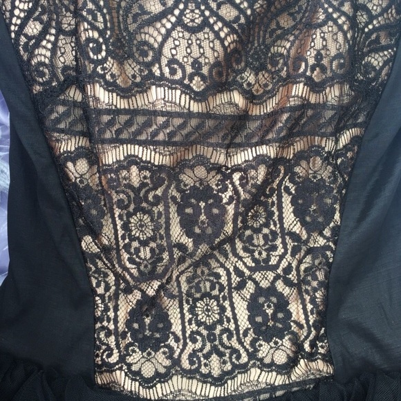 Jessica McClintock Black and Gold Dress - Picture 3 of 7